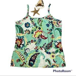 NWT Jockey Floral Paisley Camisole Size 2XL